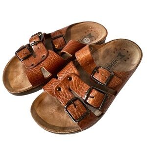 EUC Mephisto Zachary Fit Leather Sandals